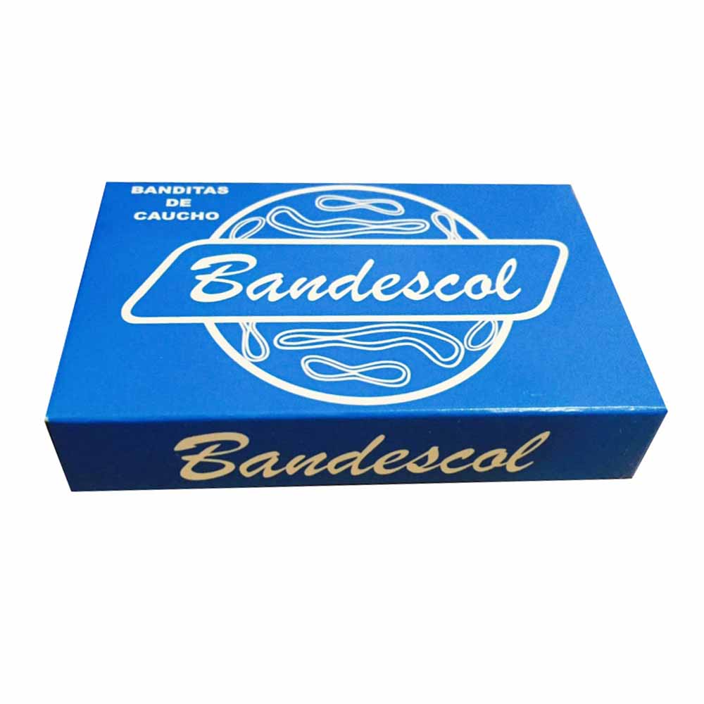 Bandas De Caucho Color Crema Ref 22 Caja