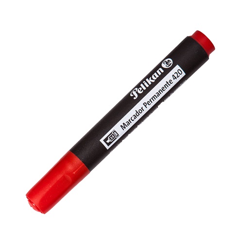 marcador permanente pelikan 420 rojo