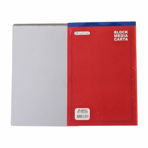 Block Blanco Media Carta Bond 80h.