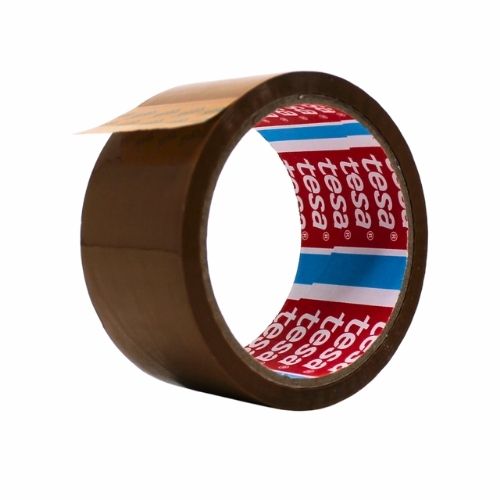Cinta Pegante Color Marron Para Empaque 48x40