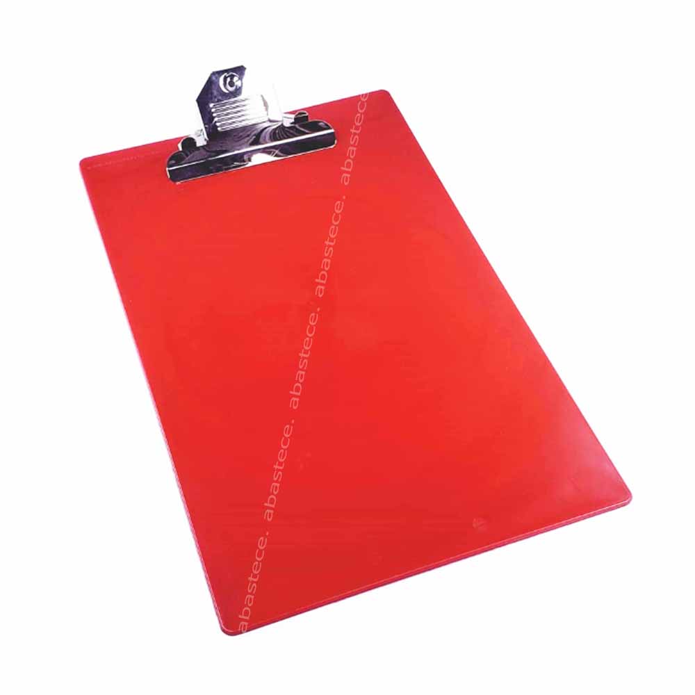 Tabla Planillera Acrilica Oficio Roja