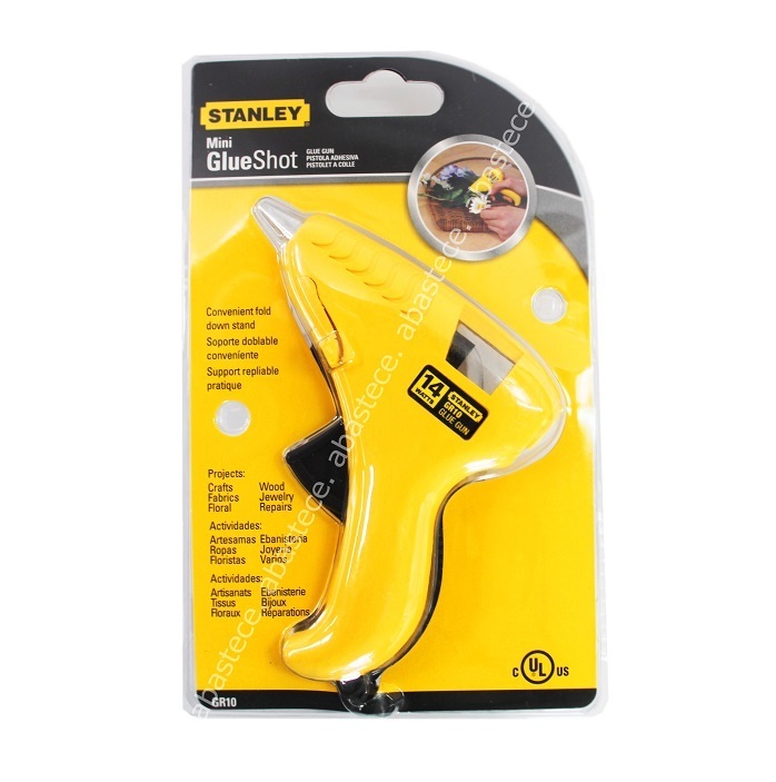 Pistola Para Silicona Stanley Pequeña Barra 5/16 pulgadas Ref GR10