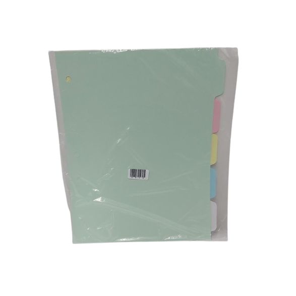 Guia Clasificadora 105 Paq 


x 5 Cartulinas Colores Surtidos