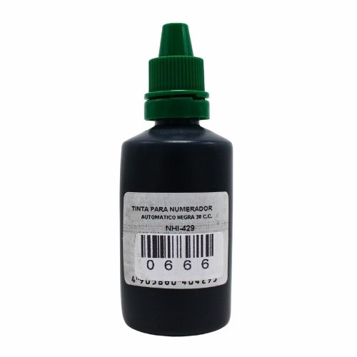 Tinta para numerador Automatico Nhitan NHI-429 negra 30cc.