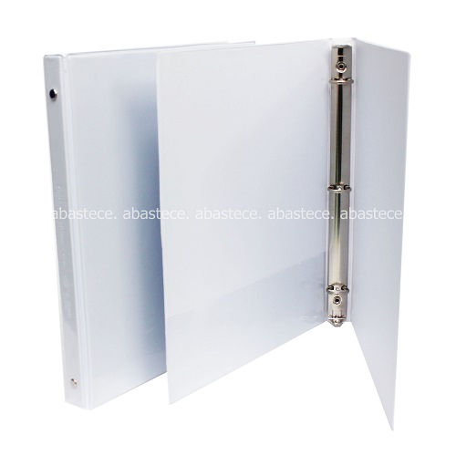 Pasta 3 Argollas 105 0.5 Pulgada Blanca