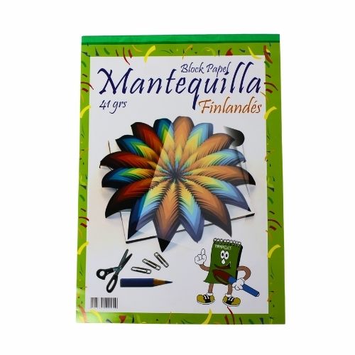 Block De Papel Mantequilla En 1/8 X 35 Hojas