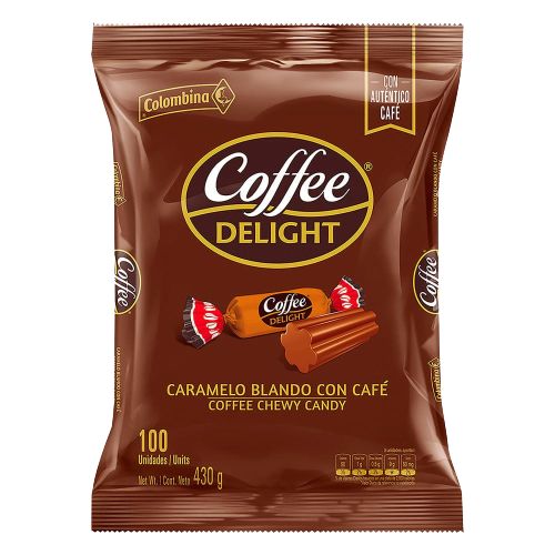 Caramelo Coffe Delight Blando Paquete X 100u.