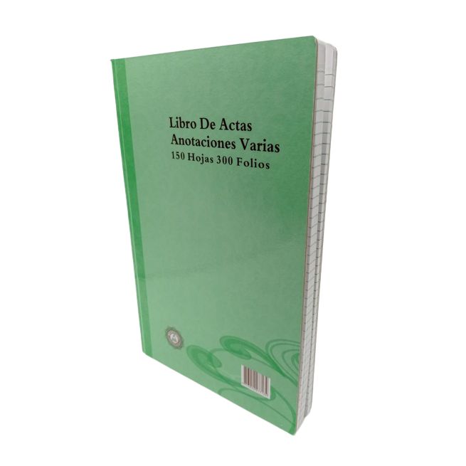 Libro de Actas Oficio 300 Folios