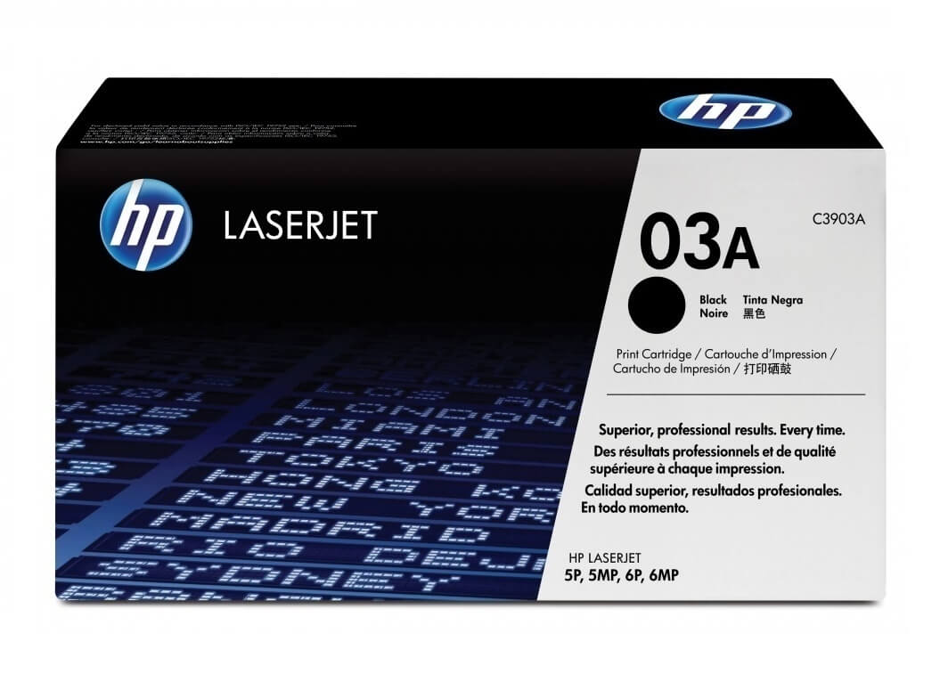 toner hewlett packard 3903a (5p/5mp) negro no.03a