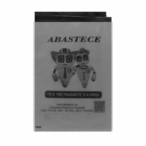 Bolsa Basura 70 x 100 Industrial Negra Paq. x 6u C2.3