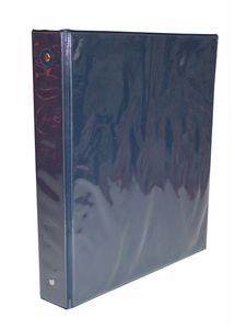 pasta 3 argollas 105 1.5 pulgadas  azul