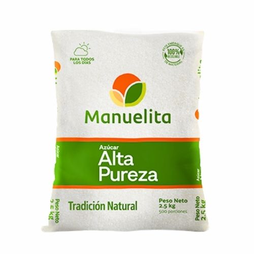 Azucar Manuelita Blanca Alta Pureza 2.5 Kg (=)