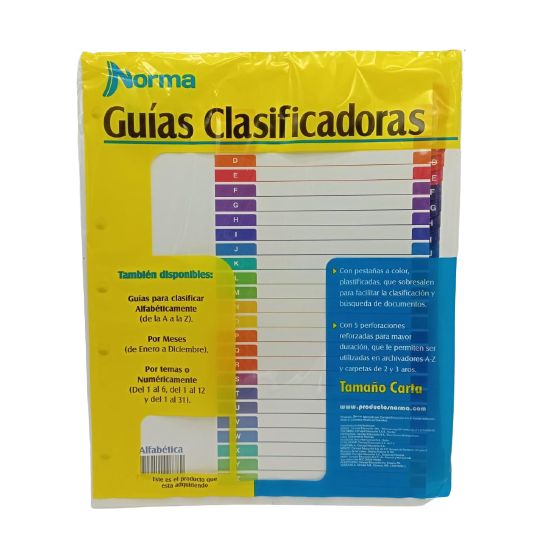 Guia Clasificadora 105 Alfabetica De La A-Z