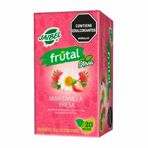 Infusion Jaibel Frutal Manzanilla Fresa Caja X 20 Sobres