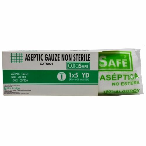 gasa aseptica no esteril 1 x 5 yardas (*)
