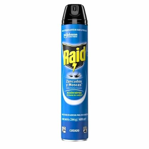 Insecticida Raid Aerosol Elimina Voladores 400 ml (*)