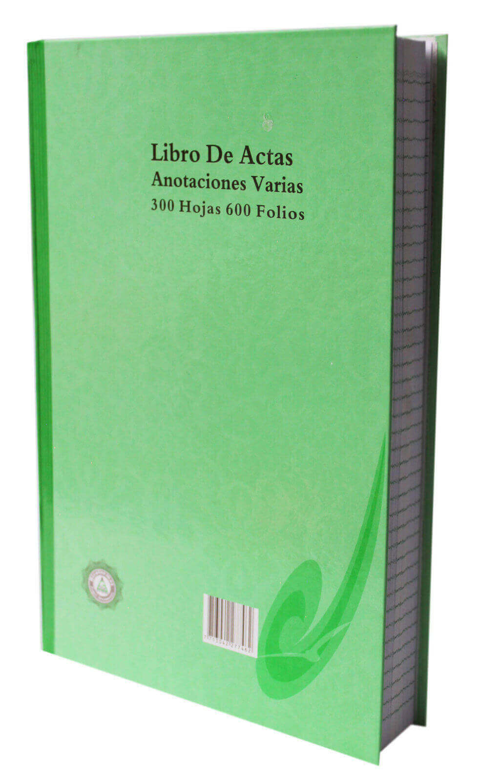 Libro de Actas Oficio 600 Folios