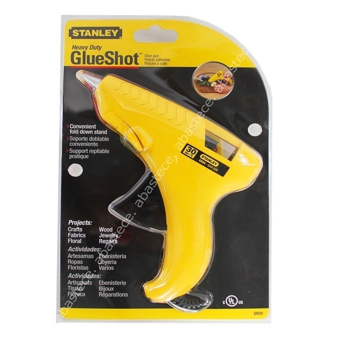 Pistola Para Silicona Stanley Grande Barra 1/2 pulg. Ref GR20