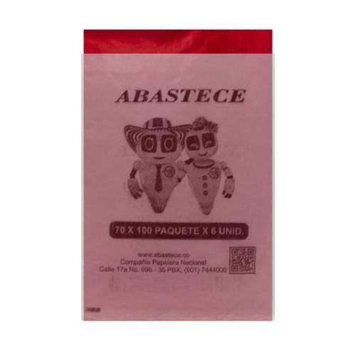 Bolsa Basura 70 X 100 Industrial ROJA C.2.3 Paq.x 6u.