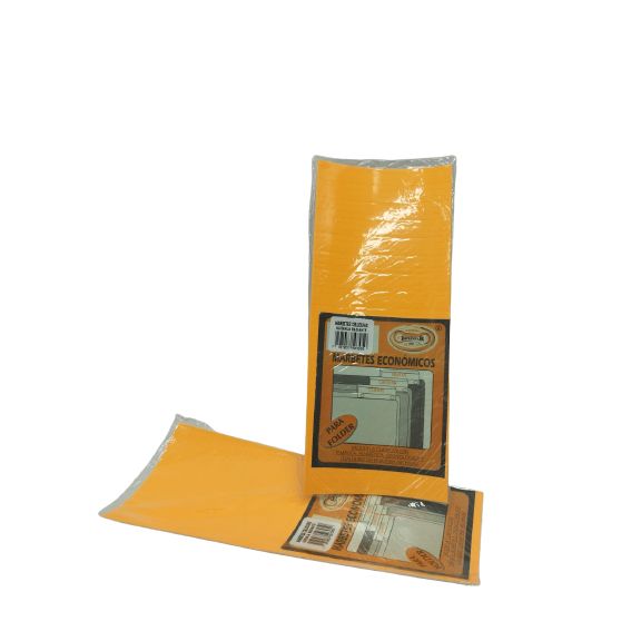 marbete folder corriente naranja imprentar