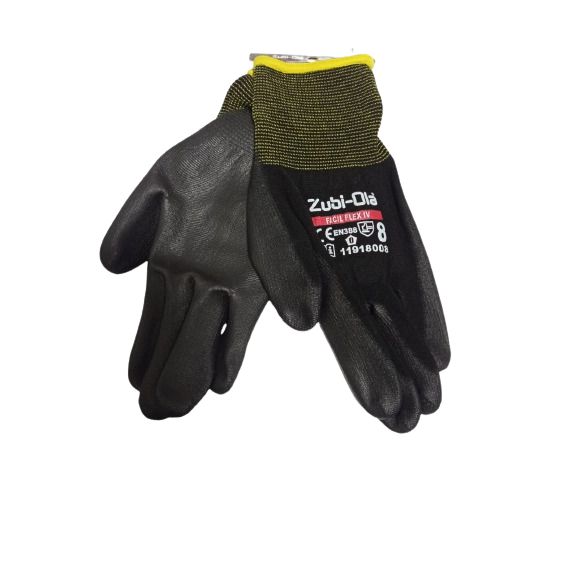 Guante Poliuretano Negro Flex iv Ref:11918008 Talla M