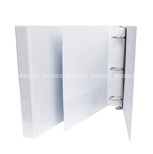 Pasta 3 Argollas 105 1 Pulgada Blanca Herraje En D