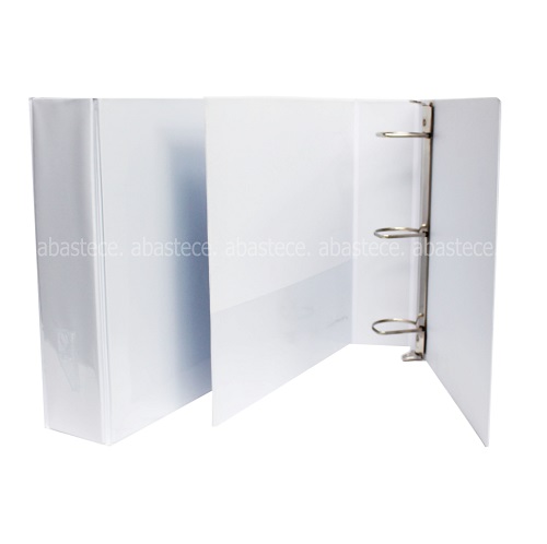 Pasta 3 Argollas 105 2.5 Pulgadas Blanca Norma Herraje En D 538897