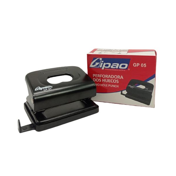 Perforadora 2 Huecos 15 Hojas Gipao Ref:GP-05
