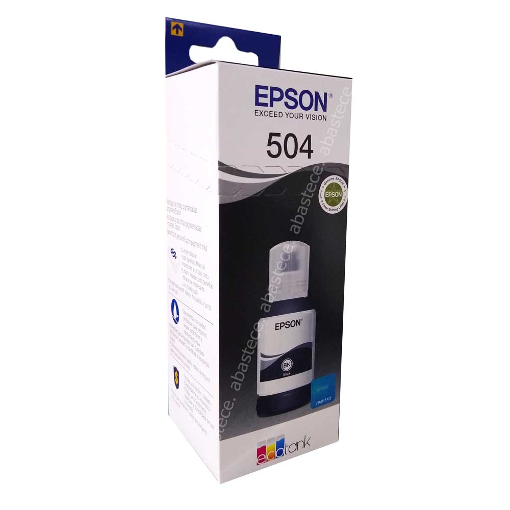 Tinta Botella Epson T504120 Negro