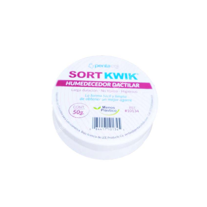 Humedecedor Dactilar Cuenta Facil Sortkwik 50g