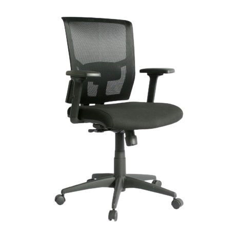 Silla Estambul Brazos Graduable Sin Cabecero Negra Ref 003-0757