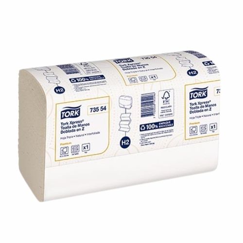 Toalla De Manos Familia En Z Triple H Natural Paqx150 73554