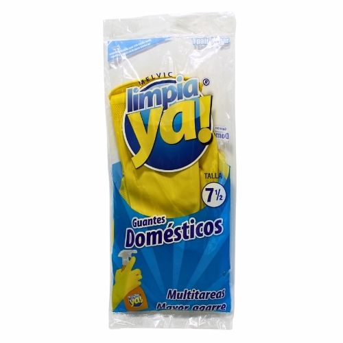 Guante Domestico Amarillo Calibre 18 Talla 7 - 7.5