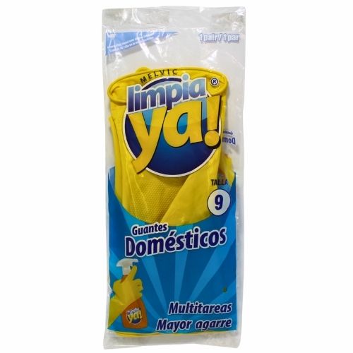 Guante Domestico Amarillo Calibre 18 Talla 9 - 9.5