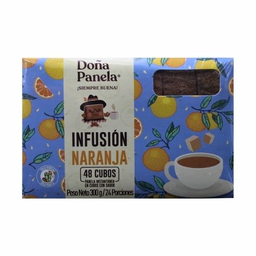 Panela en Cubos Doña Panela Naranja Caja 48u (=)