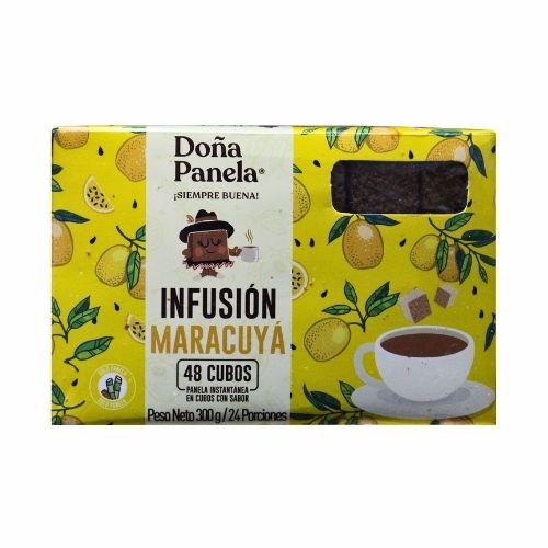 Panela En Cubos Doña Panela Maracuya Caja X 48u (=)
