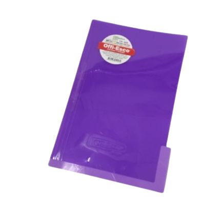 folder plastico oficio con gancho morado
