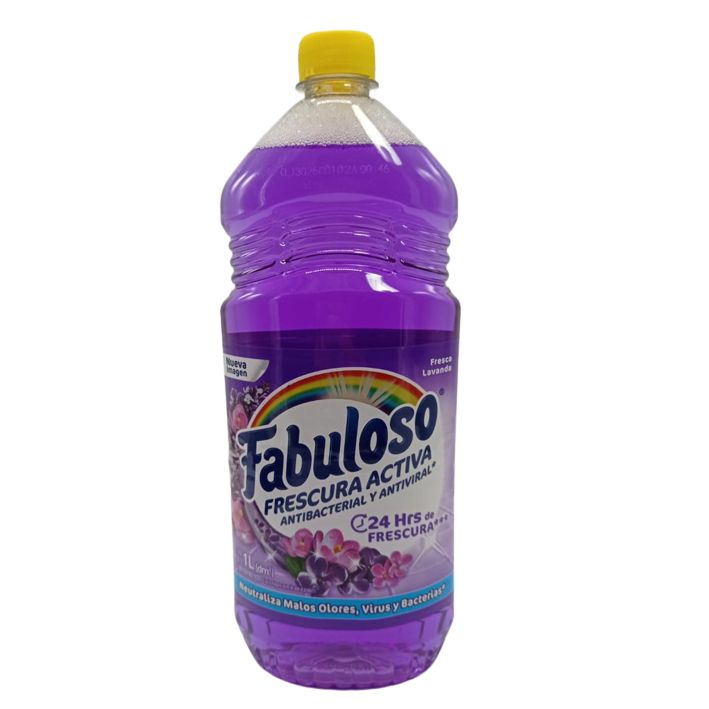 Fabuloso Limpiador Multiusos Antibacterial 1000ML. Lavanda