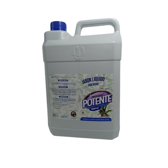 Jabon Liquido Para Manos Con Aloe Vera Potente 3800 Ml