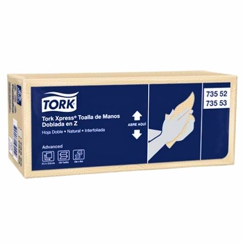 Toalla De Manos Familia En Z Doble H Natural Paqx150 73553