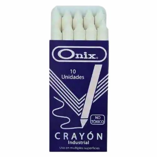 Crayolas Blanca x 10 Unidades Marca ONIX