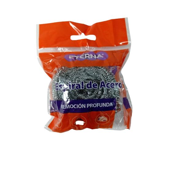 Esponja Espiral Metalica Inoxidable Eterna por Unidad