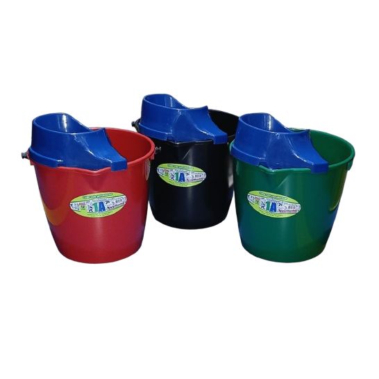Balde Plastico con Escurridor 12 LT Marca 1A