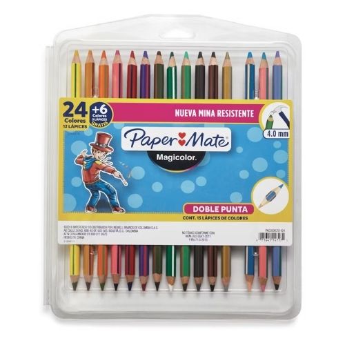 Colores Paper Mate Doble Punta Por 15/30