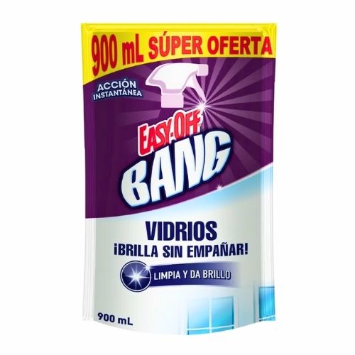 Limpiavidrios Easy Off Doypack Repuesto Por 900 Ml