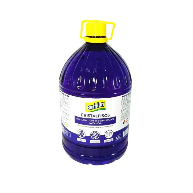 Limpiador Desinfectante Cristalpisos Lavanda 3800ml Berhlan