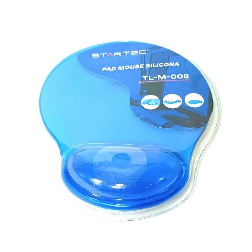 Pad Mouse Gel Star Tec TL-M-008 Silicona Azul