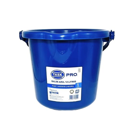 Balde Plastico Azul Ilko 12 Litros