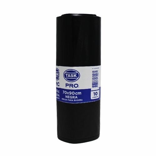 Bolsa Basura Negra 70x90 Rollo X10 Unidades Marca Task Pro