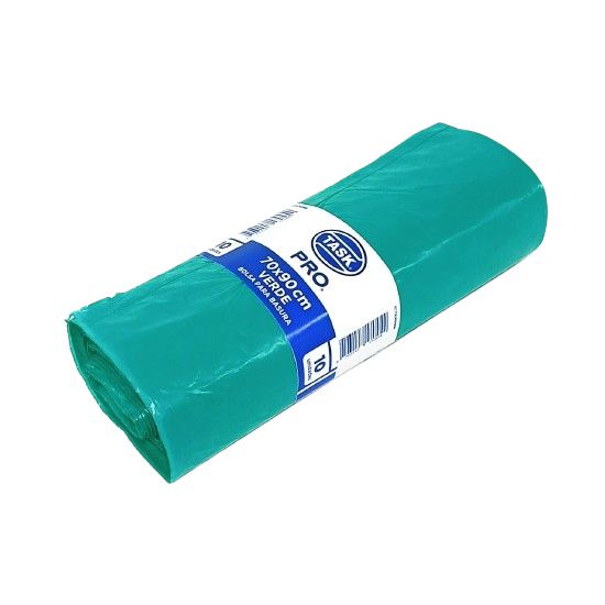 Bolsa Basura Verde 70x90 Cal.1.8 Rollo X10u. Task Pro
